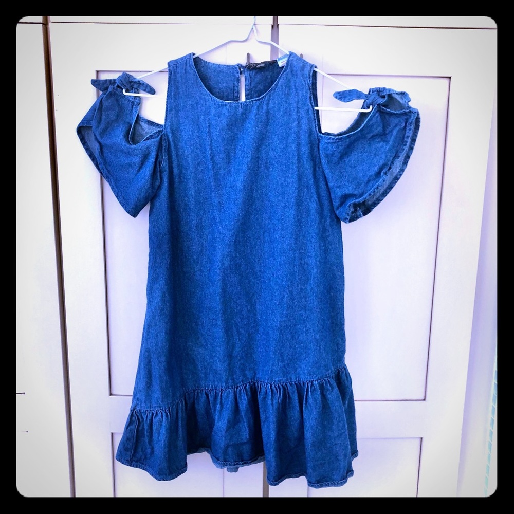 Coupe Collection girls Denim Dress, size 10/12